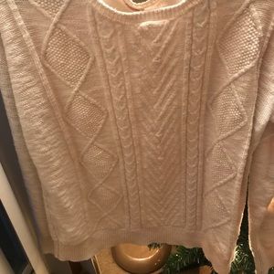 Mossimo long sleeve creme sweater